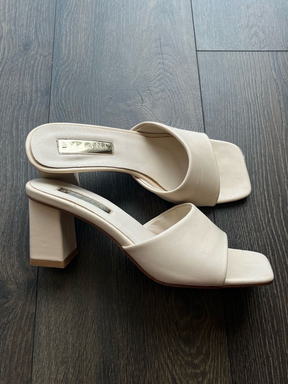 Billini Square Toe Block Heels